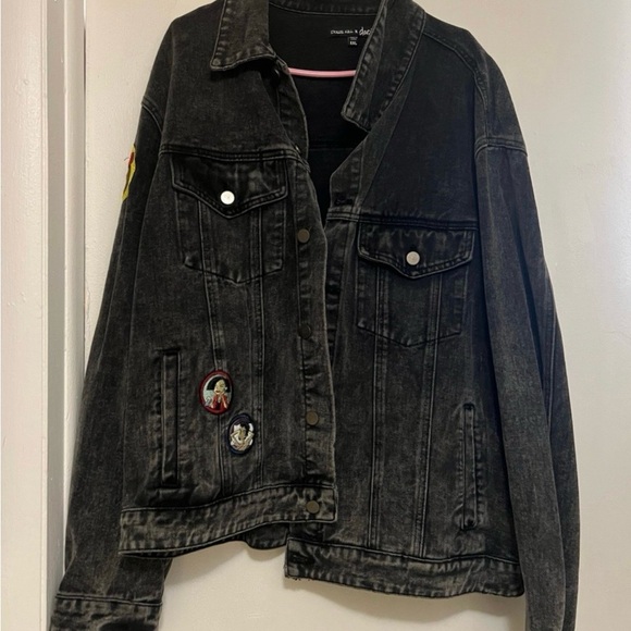 DOLLSKILL X DARIA SASSY ANGST DENIM JACKET (2XL) (BRAND NEW) (READ DESCRIPTION) - Picture 1 of 2